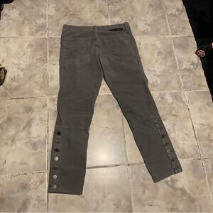 Stella McCartney Women’s Corduroy Capri Pants SZ 29 Gray